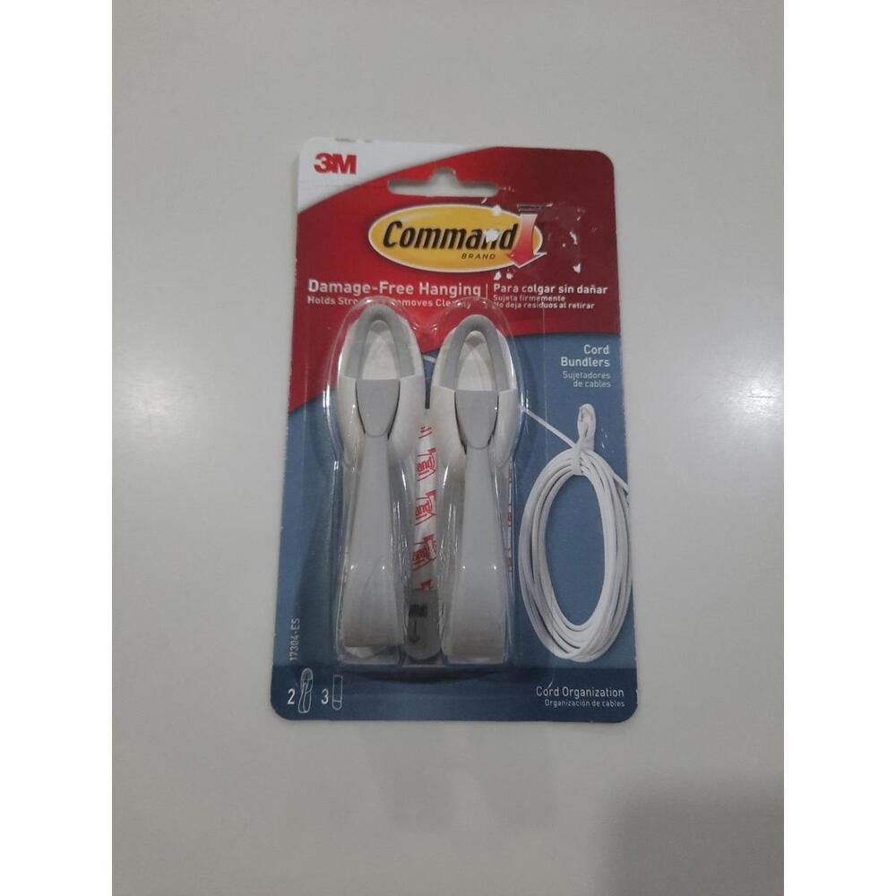 3M 17304 Command Cord Bundlers 1 Pack Of‎ 2 Organize Cords